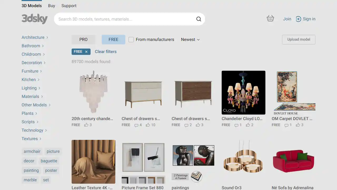 3dsky web preview