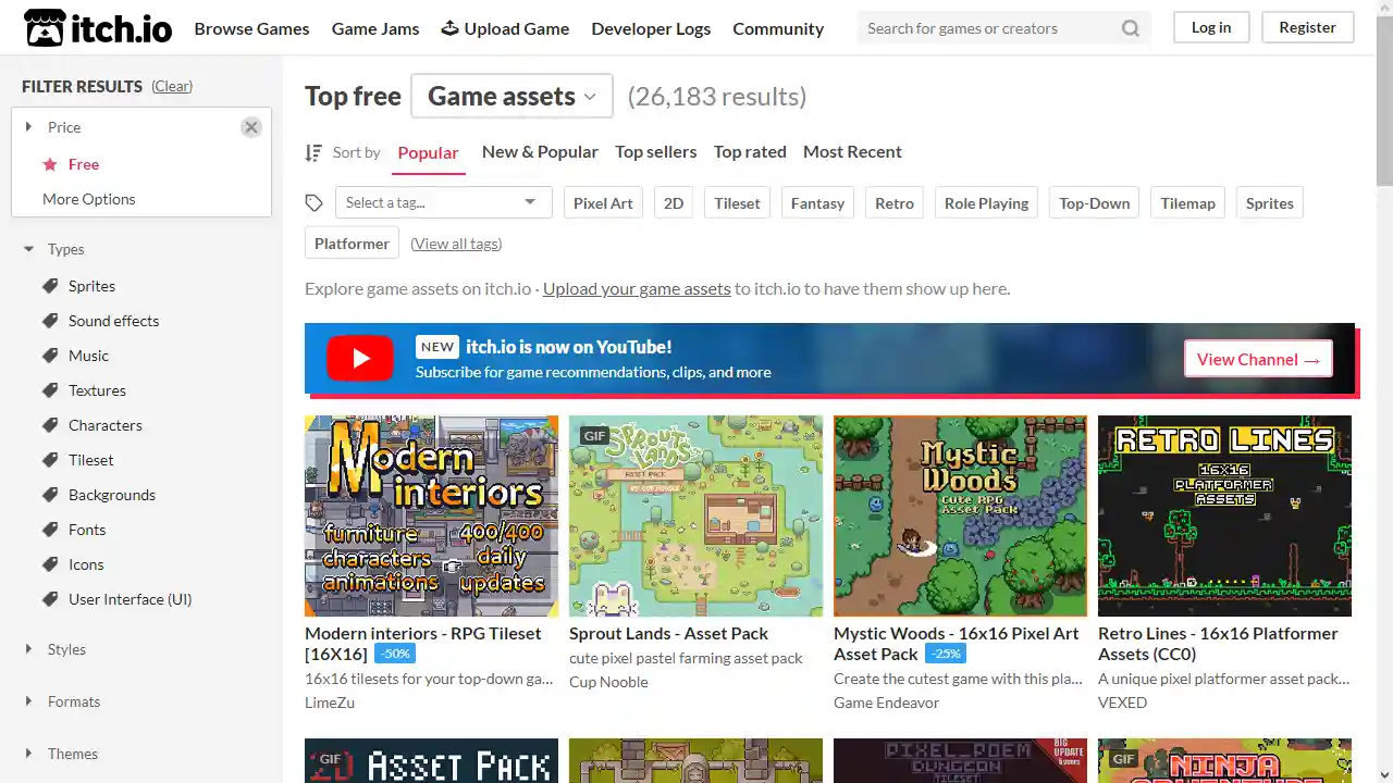 Itchio web preview