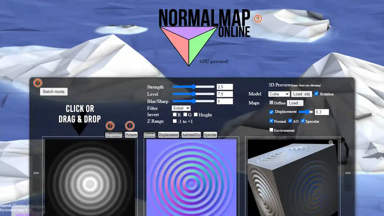 NormalMap-Online web preview