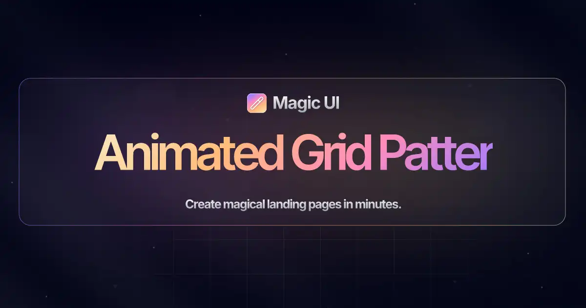 Magic UI web preview