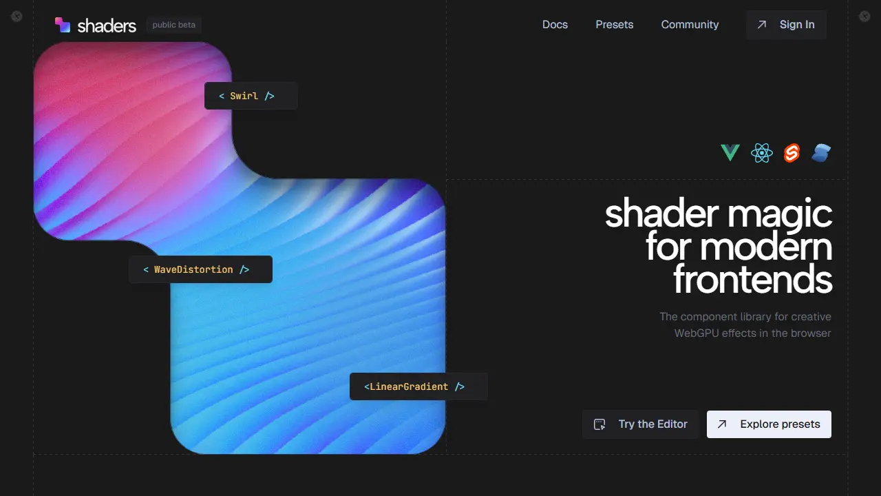 Shaders web preview