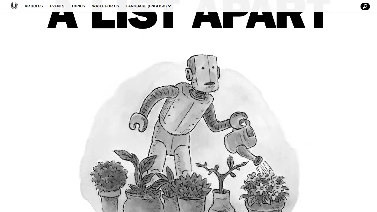 A List Apart web preview