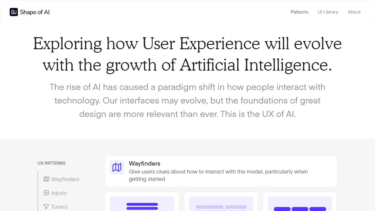 The Shape of AI web preview