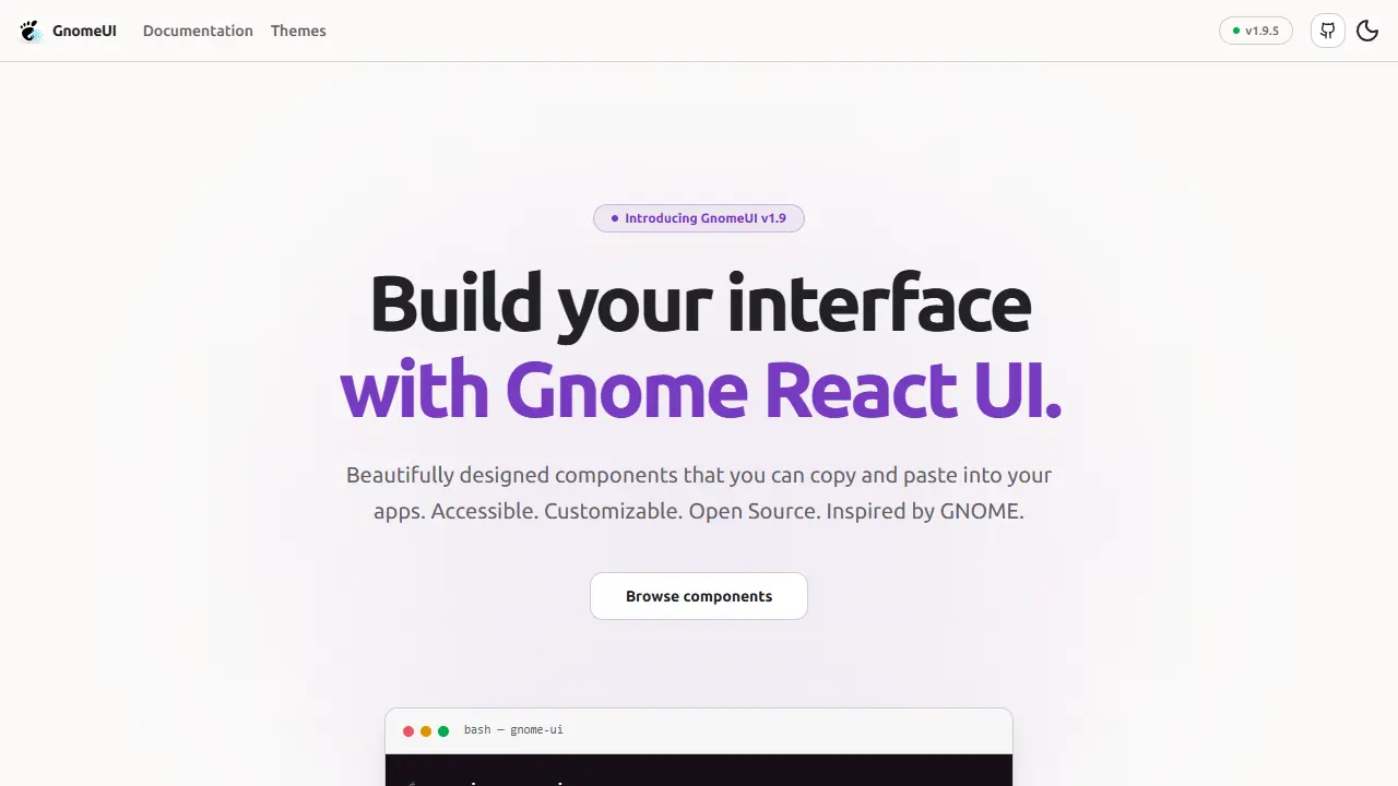 GNOME web preview