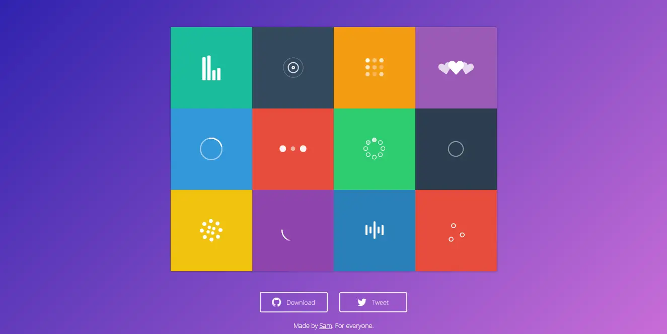 SVG Loaders web preview