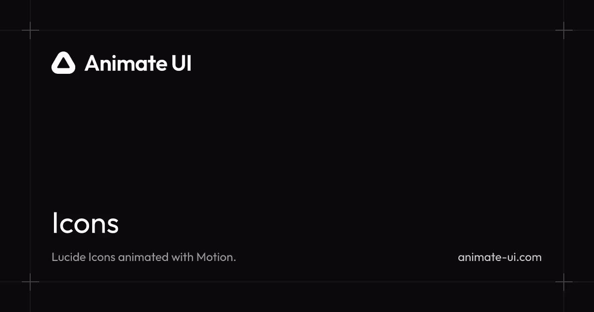 Animate UI Icons web preview