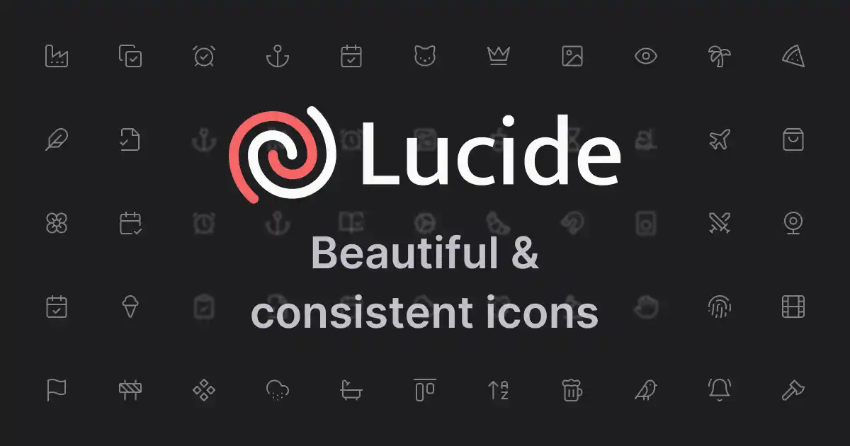 Lucide web preview