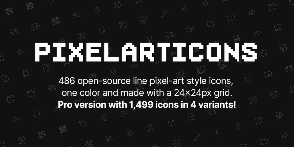 Pixelarticons web preview