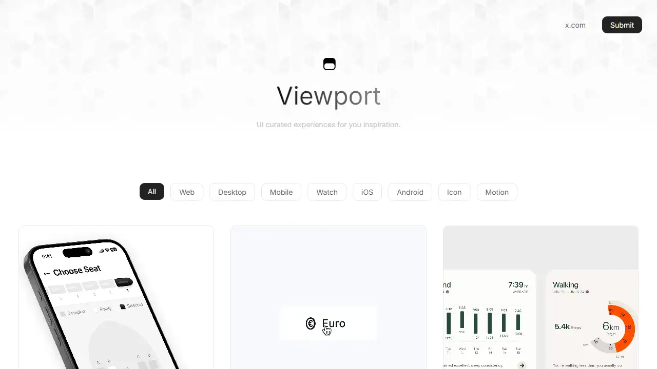 Viewport UI web preview