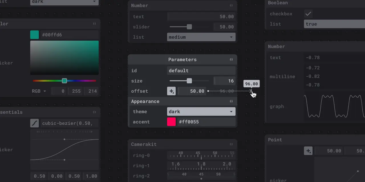 Tweakpane web preview