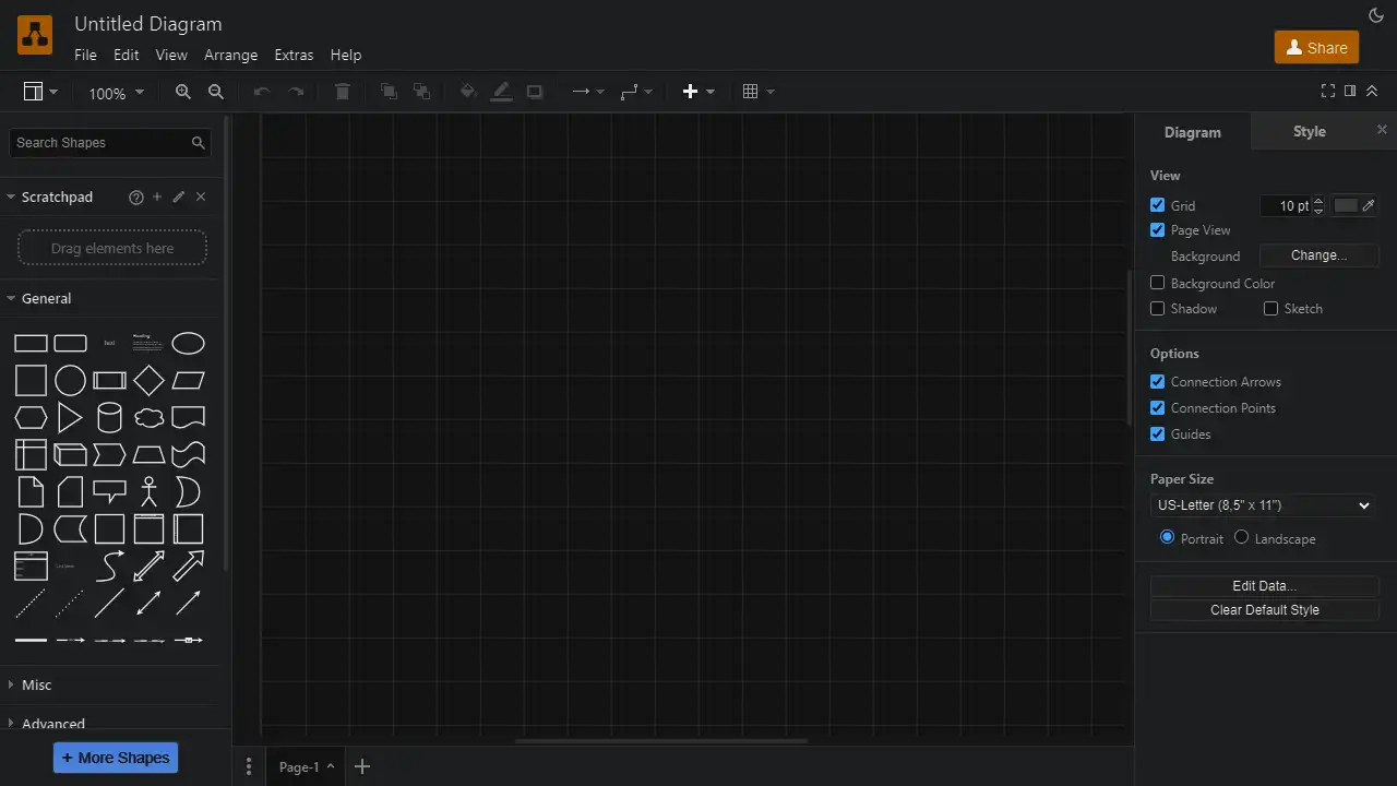 draw.io web preview
