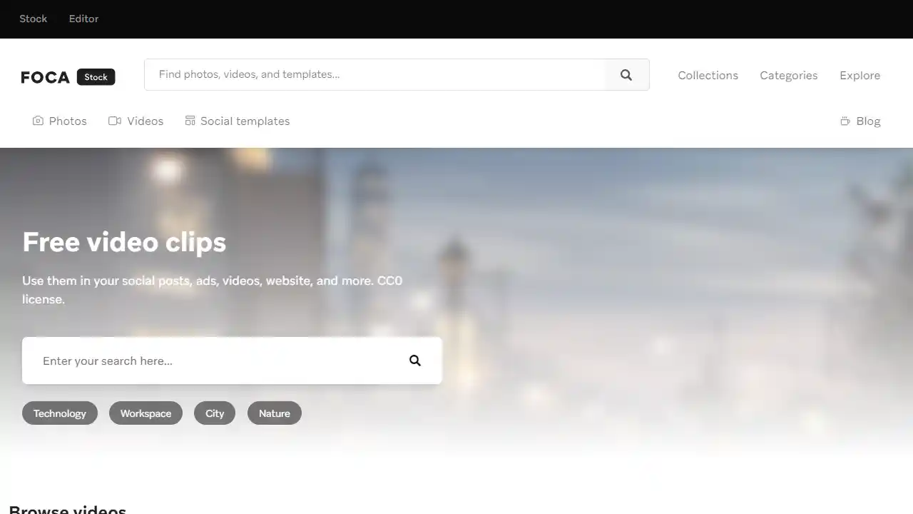 Focastock web preview